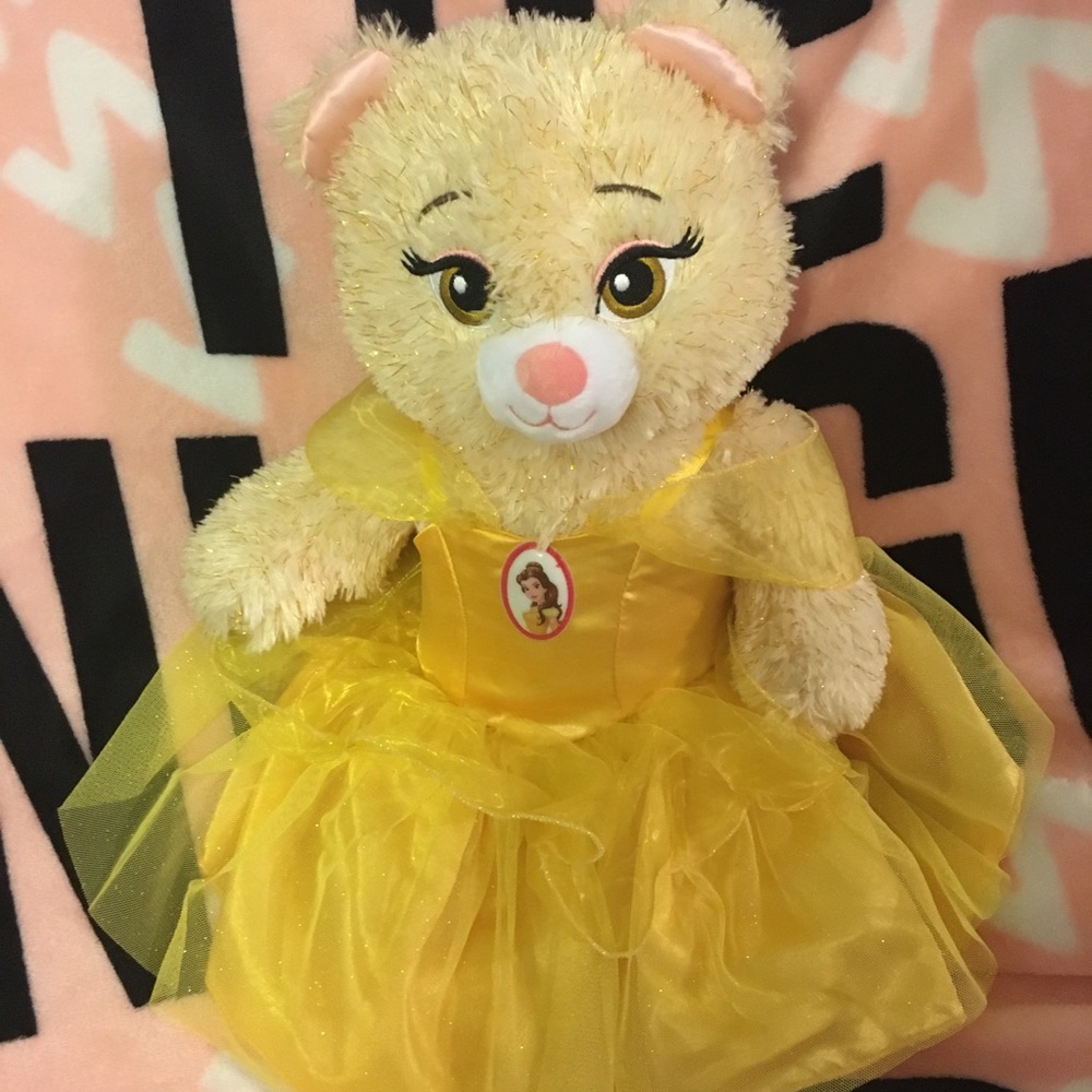 Belle beauty and the beast build a bear with dress